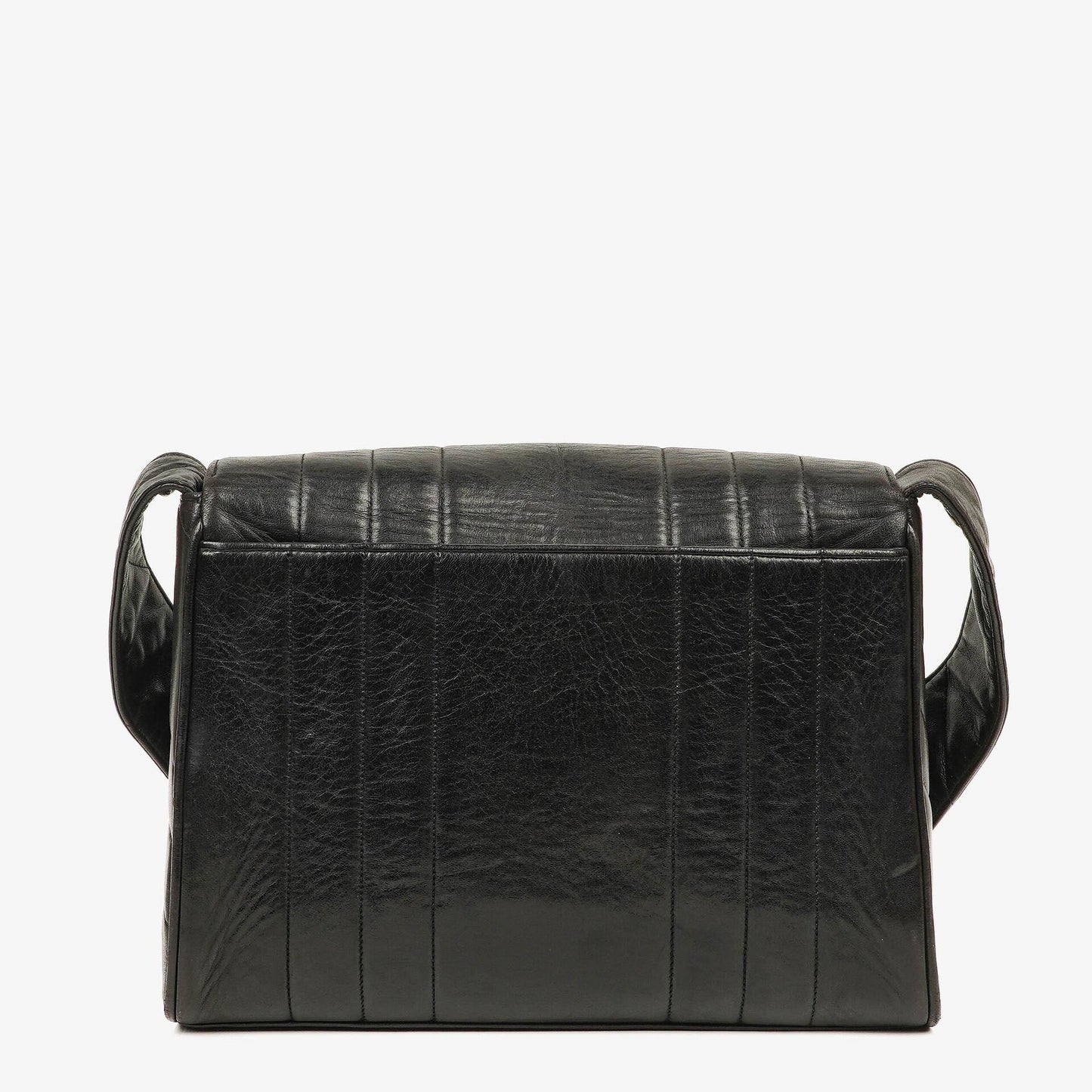 Chanel Lambskin Black Vertical Quilted Maxi CC Flap Shoulder Bag