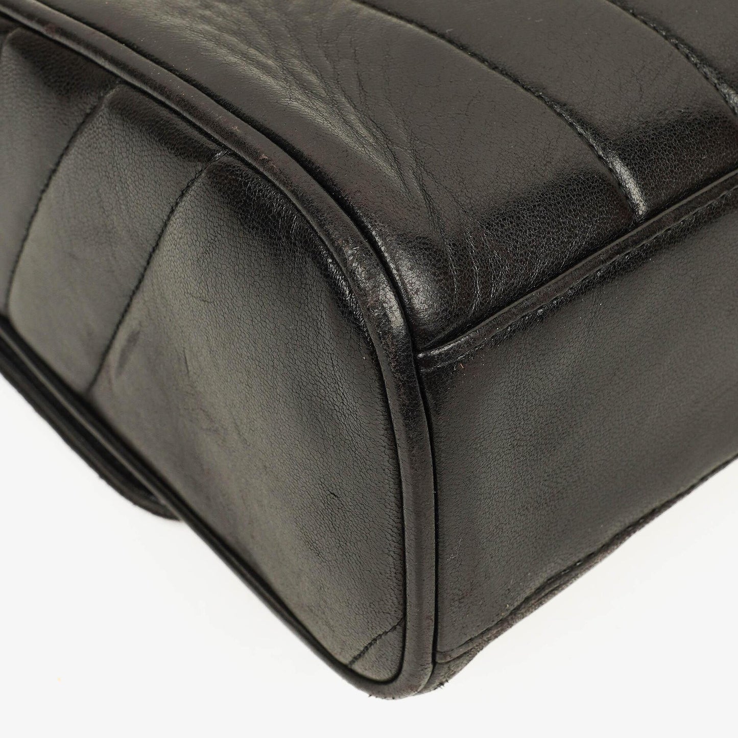 Chanel Lambskin Black Vertical Quilted Maxi CC Flap Shoulder Bag