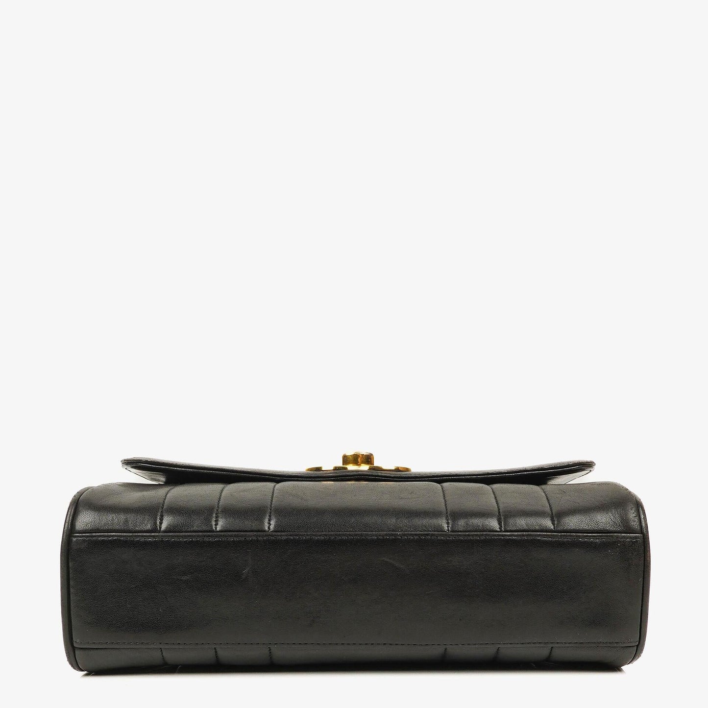 Chanel Lambskin Black Vertical Quilted Maxi CC Flap Shoulder Bag