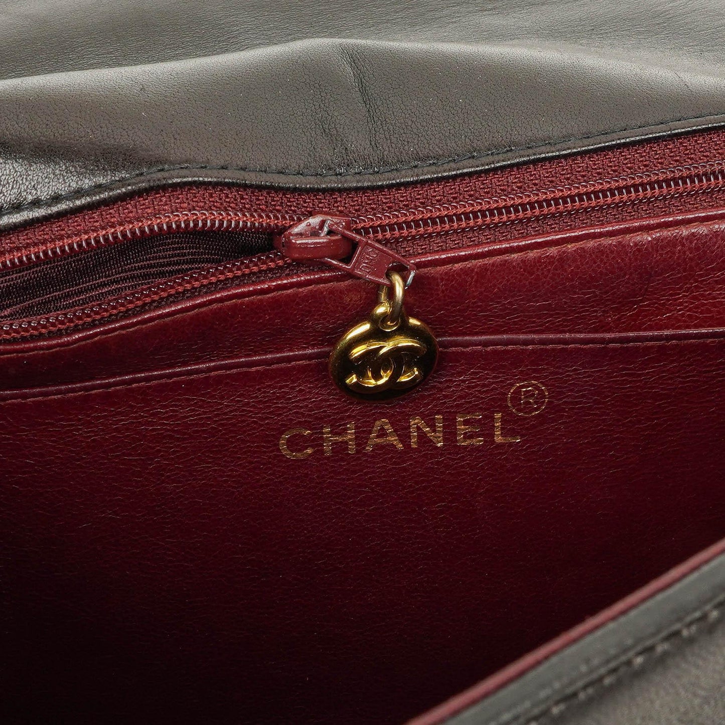 Chanel Lambskin Black Vertical Quilted Maxi CC Flap Shoulder Bag