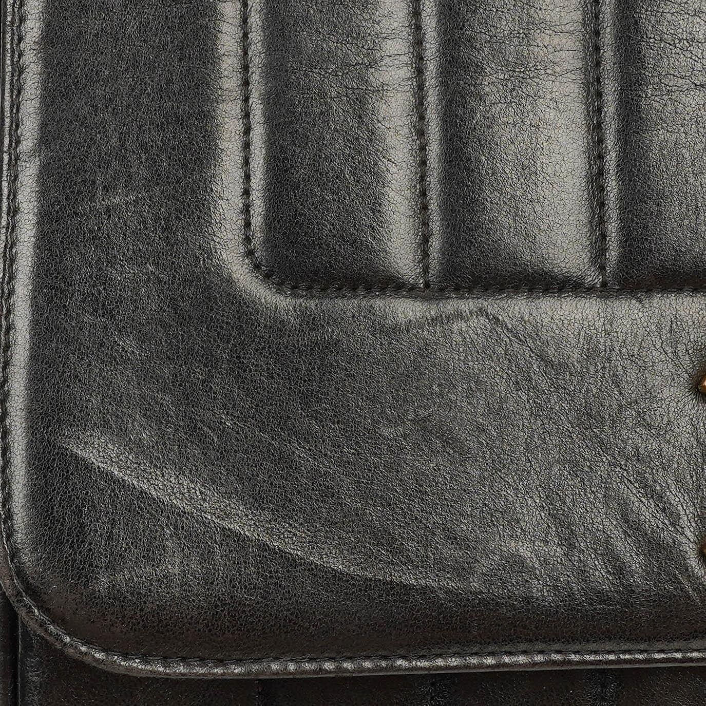 Chanel Lambskin Black Vertical Quilted Maxi CC Flap Shoulder Bag