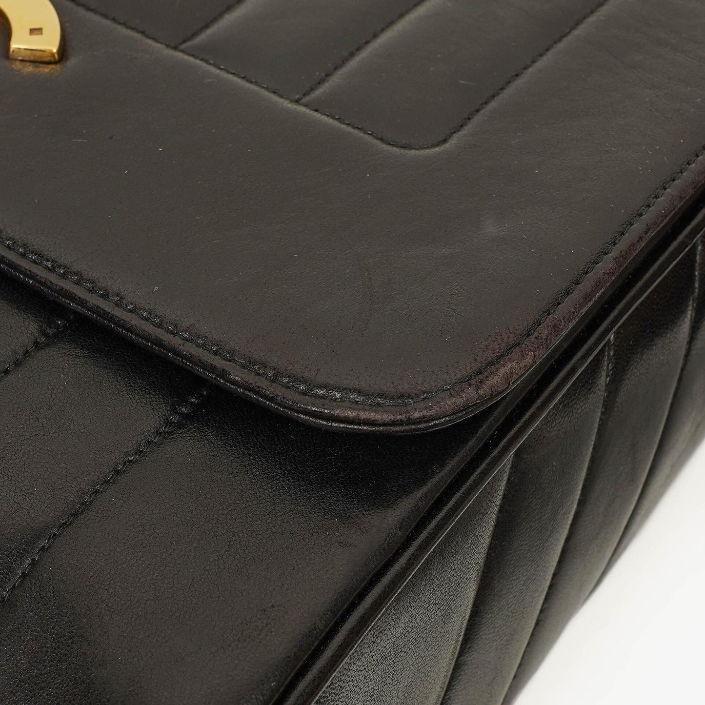 Chanel Lambskin Black Vertical Quilted Maxi CC Flap Shoulder Bag