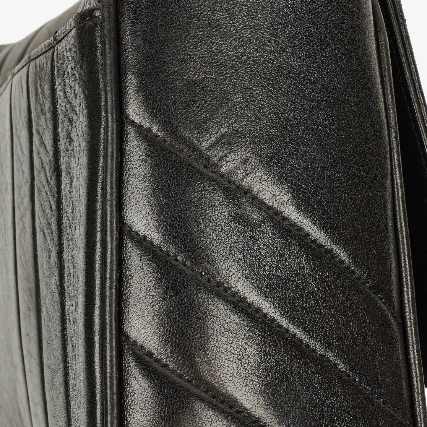 Chanel Lambskin Black Vertical Quilted Maxi CC Flap Shoulder Bag