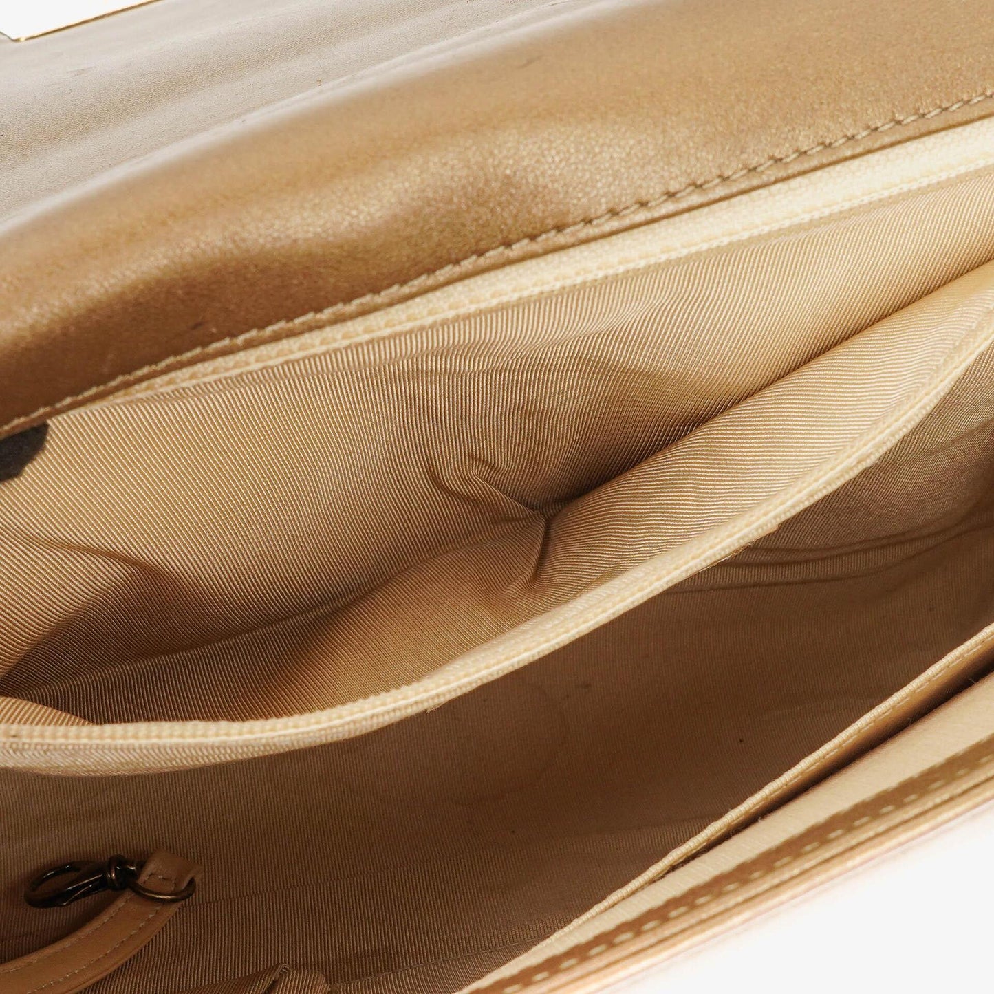 Chanel Large Boy Gold Metalic Quilted Flap Bag With Aged Gold Hardware