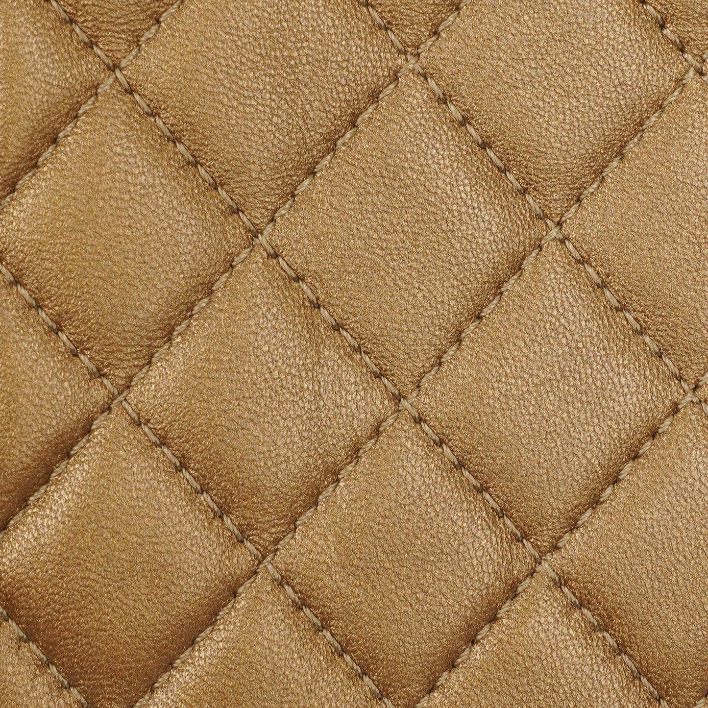 Chanel Large Boy Gold Metalic Quilted Flap Bag With Aged Gold Hardware