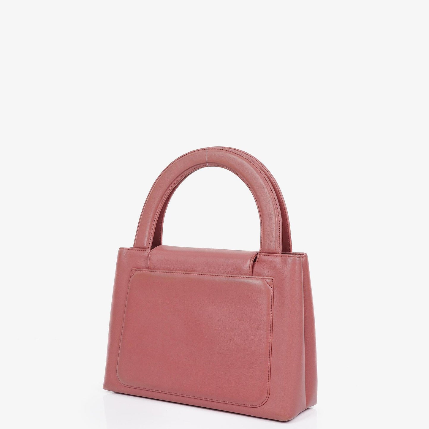 Chanel Large Kelly Pink Lambskin 24K Gold-Plated Hardware Shopping Bag