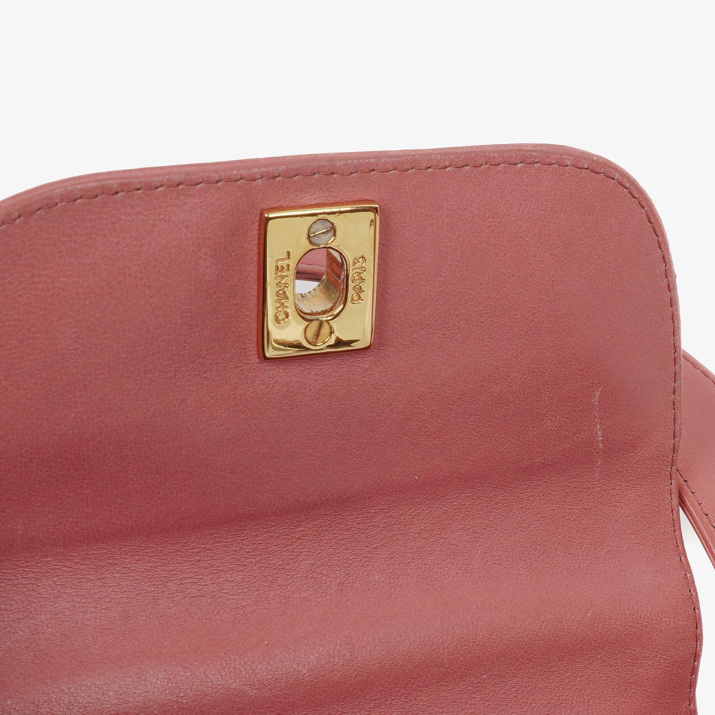 Chanel Large Kelly Pink Lambskin 24K Gold-Plated Hardware Shopping Bag
