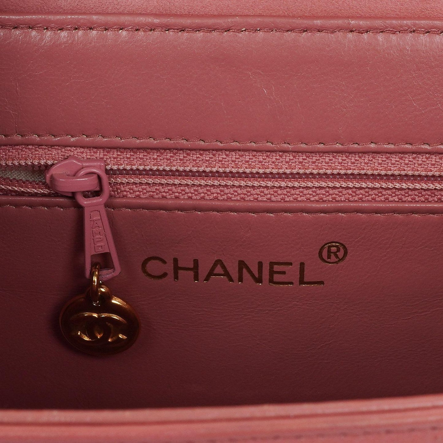 Chanel Large Kelly Pink Lambskin 24K Gold-Plated Hardware Shopping Bag