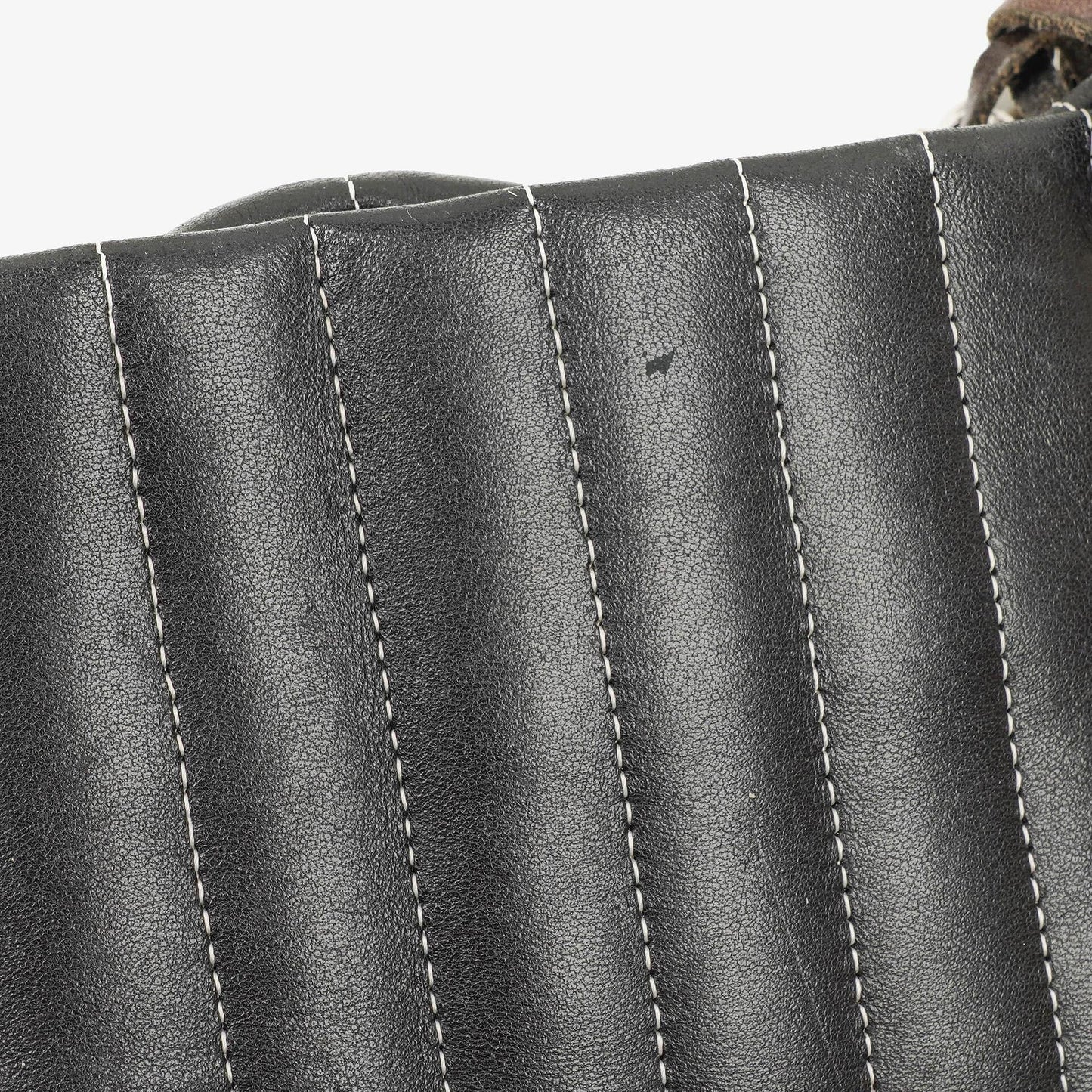 Chanel Large Mademoiselle Black Lambskin Vertical Quilted Tote Bag
