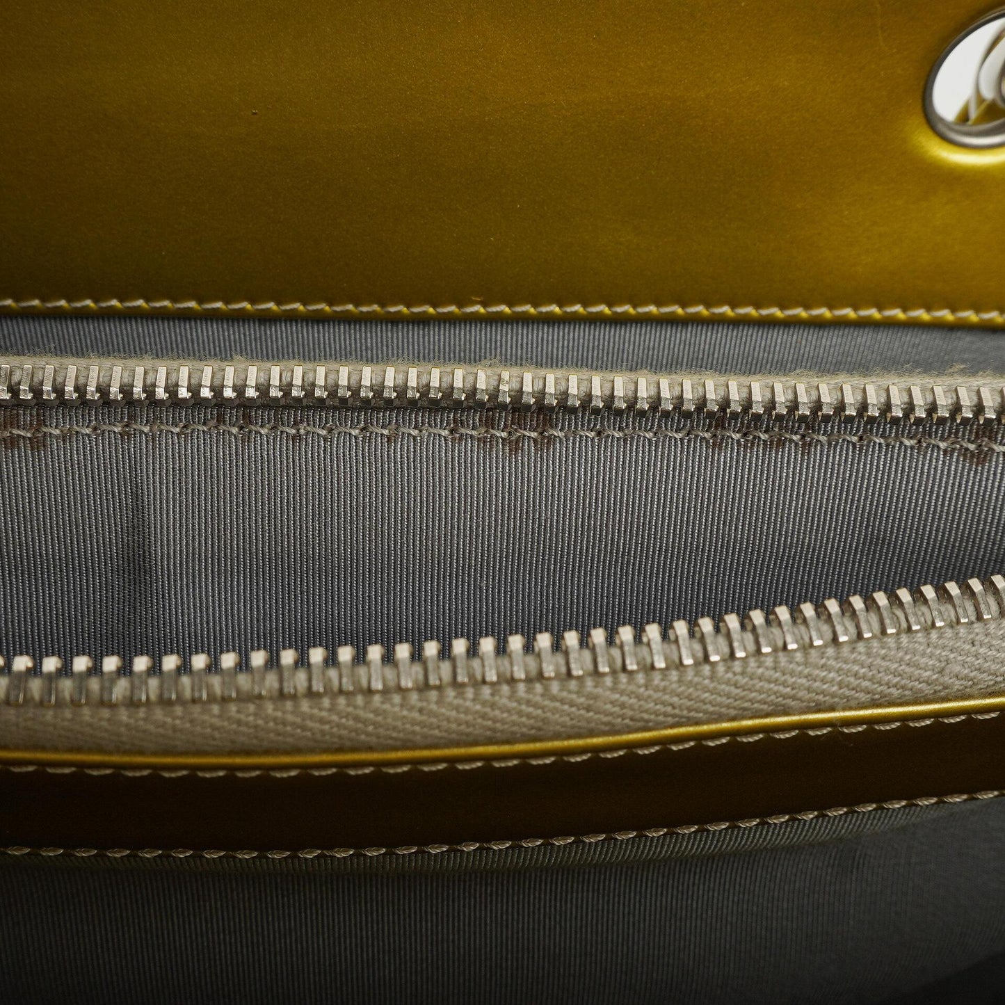 Chanel Large Quilted Patent Leather Tote Bag