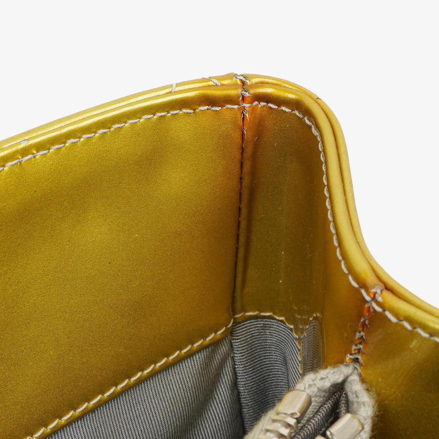 Chanel Large Quilted Patent Leather Tote Bag