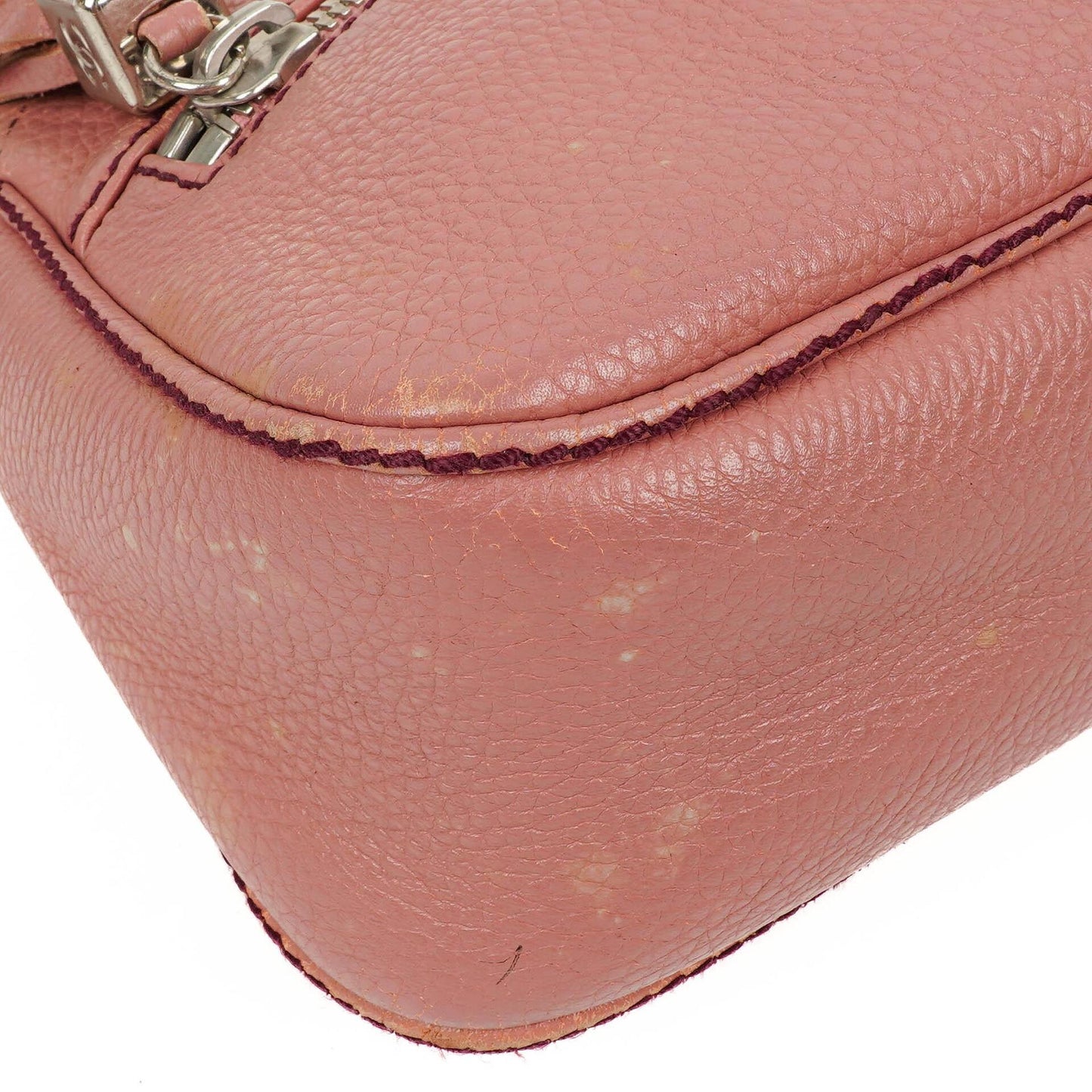 Chanel LAX Front Pocket Grained Calfskin Shoulder Bag, 2003-2004