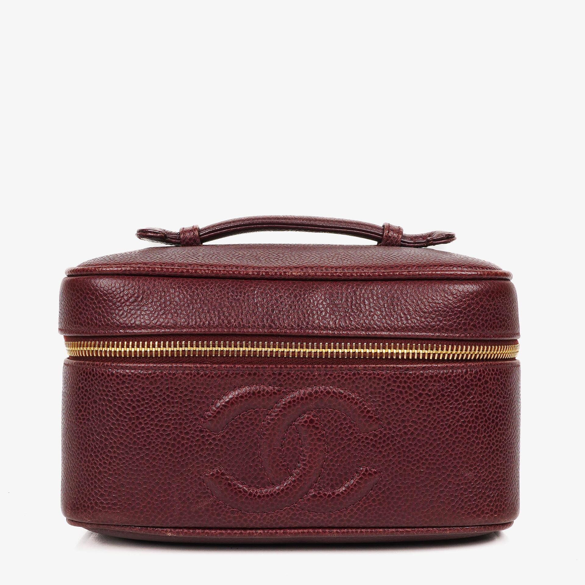 Chanel Leather Vanity Case