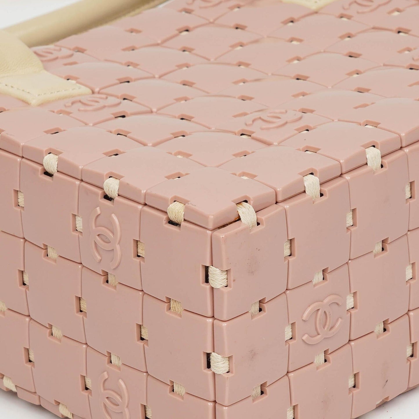 Chanel Light Pink Puzzle Block Handbag