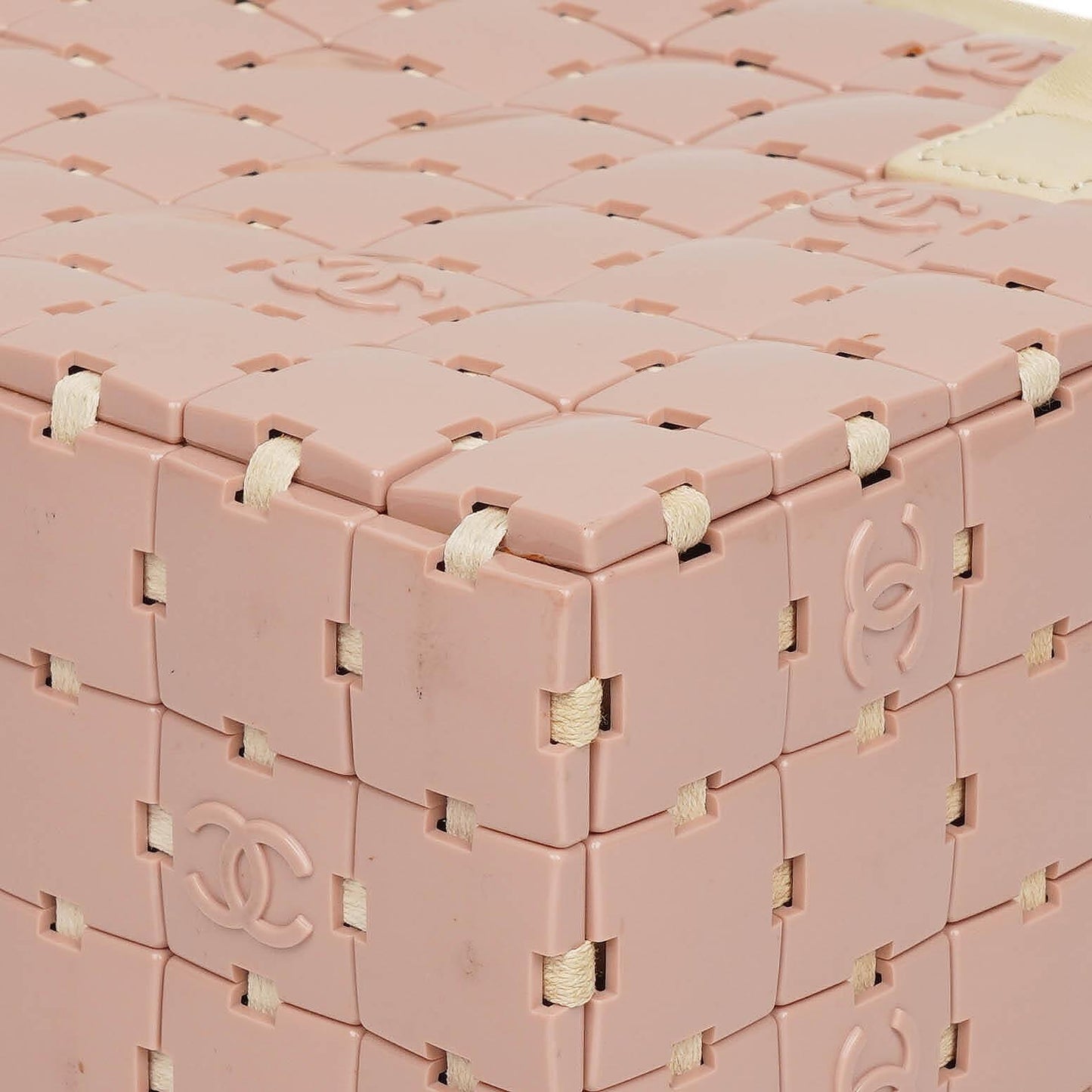 Chanel Light Pink Puzzle Block Handbag