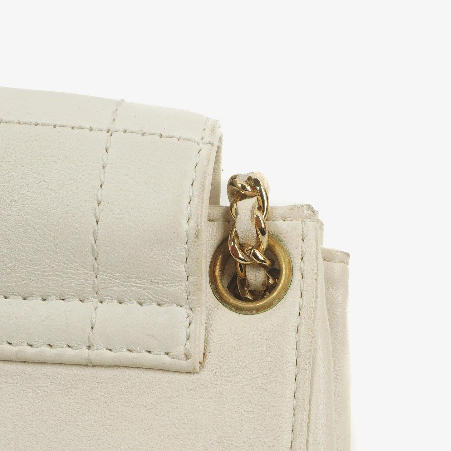 Chanel Mademoiselle Lock Accordion Chocolate Bar Flap Bag