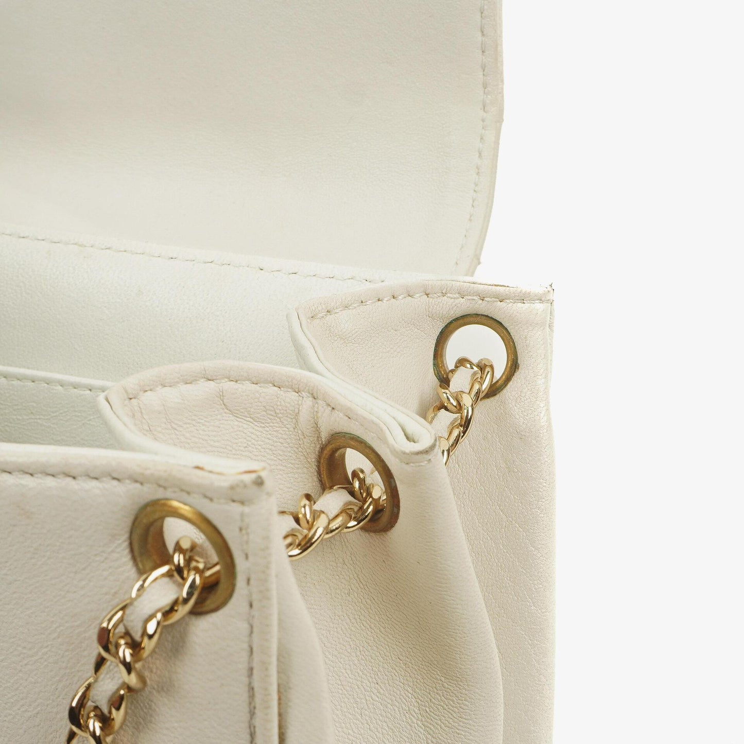 Chanel Mademoiselle Lock Accordion Chocolate Bar Flap Bag