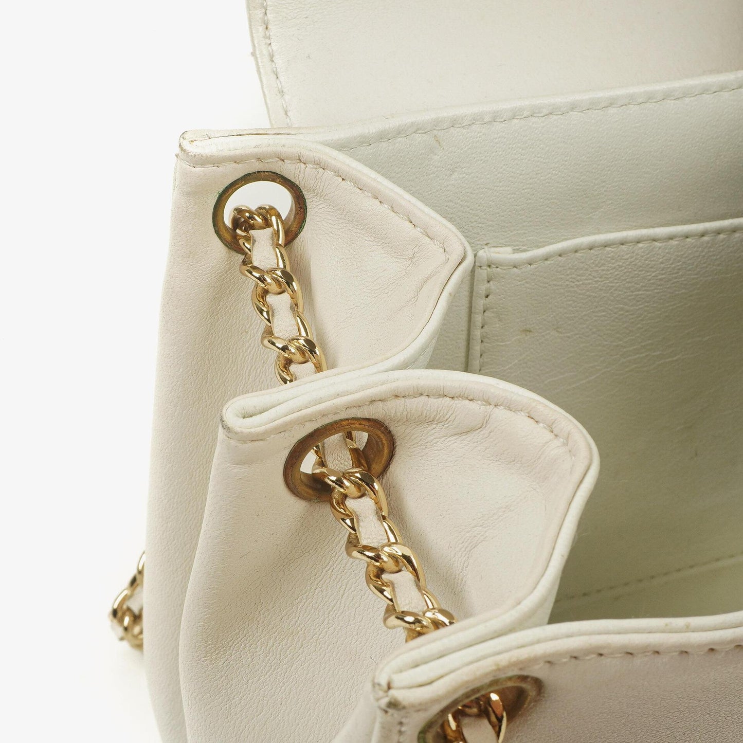 Chanel Mademoiselle Lock Accordion Chocolate Bar Flap Bag