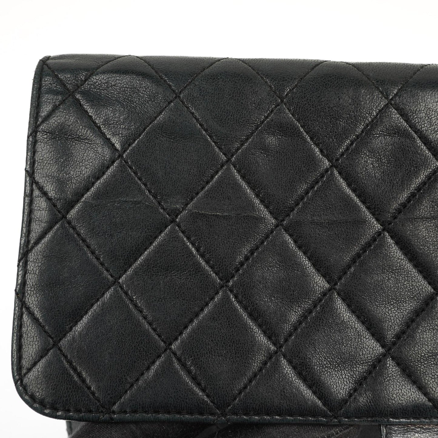 Chanel Medium Classic Black Quilted Lambskin Single Flap Bag With Gold-Tone Hardware