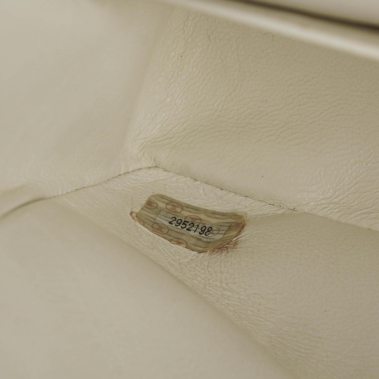 Chanel Medium Classic Double Flap Bag White Chevron Quilted Lambskin 24K Gold-Plated Hardware