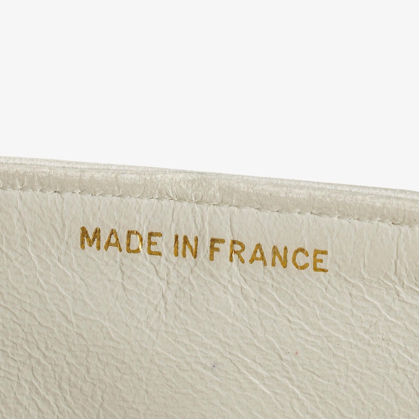 Chanel Medium Classic Double Flap Bag White Chevron Quilted Lambskin 24K Gold-Plated Hardware