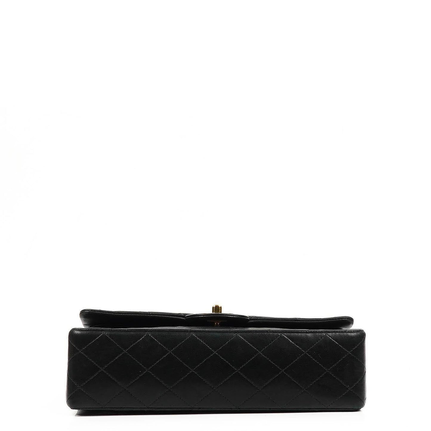 Chanel Medium Classic Lambskin Double Flap Bag With 24K Gold-Plated Hardware