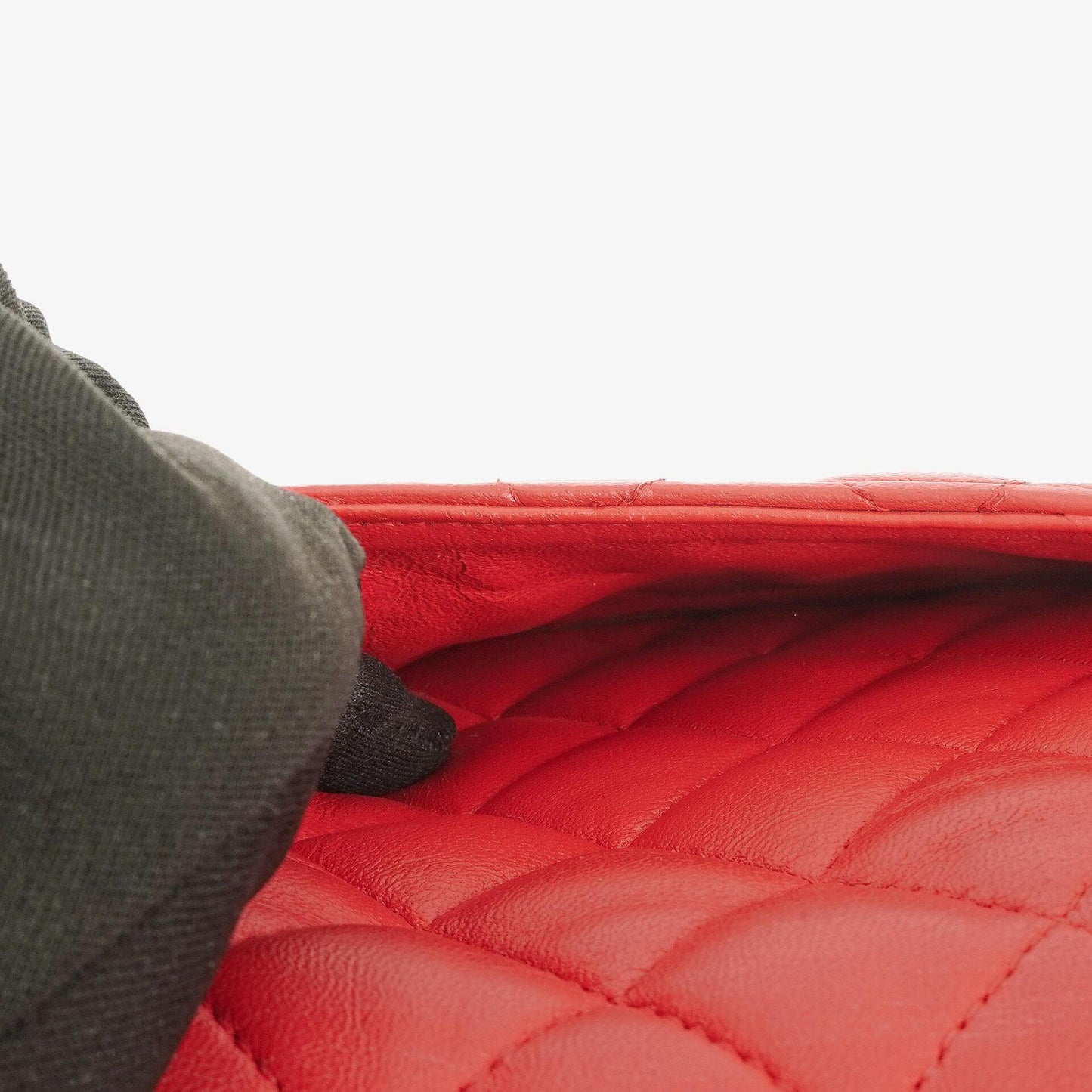 Chanel Medium Classic Red Quilted Leather Double Flap Bag With Gold-Tone Hardware