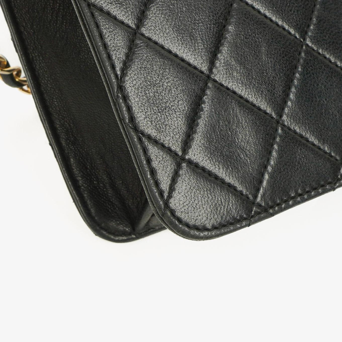 Chanel Medium Classic Single Flap Bag Black Quilted Lambskin With Gold-Toned Hardware