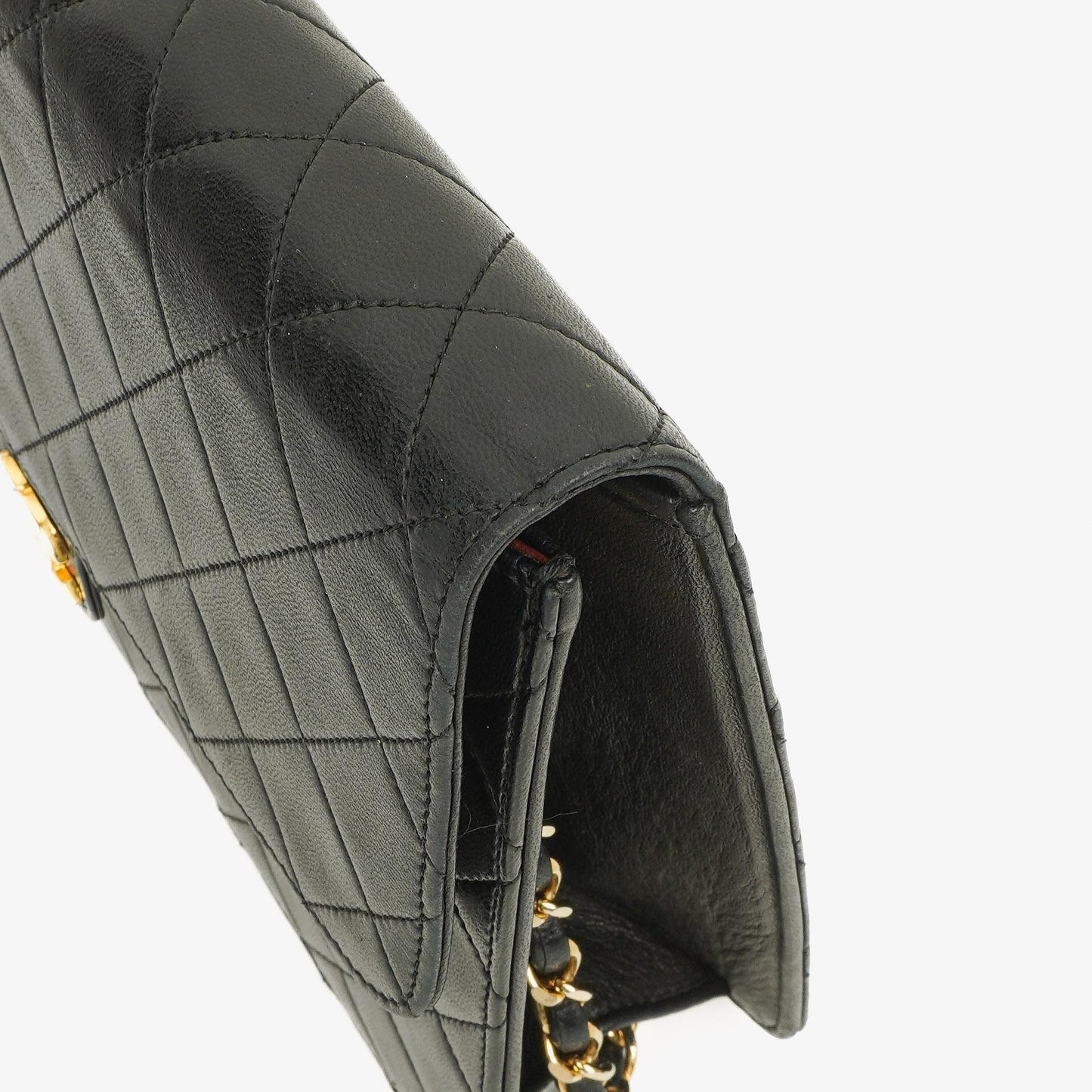 Chanel Medium Classic Single Flap Bag Black Quilted Lambskin With Gold-Toned Hardware