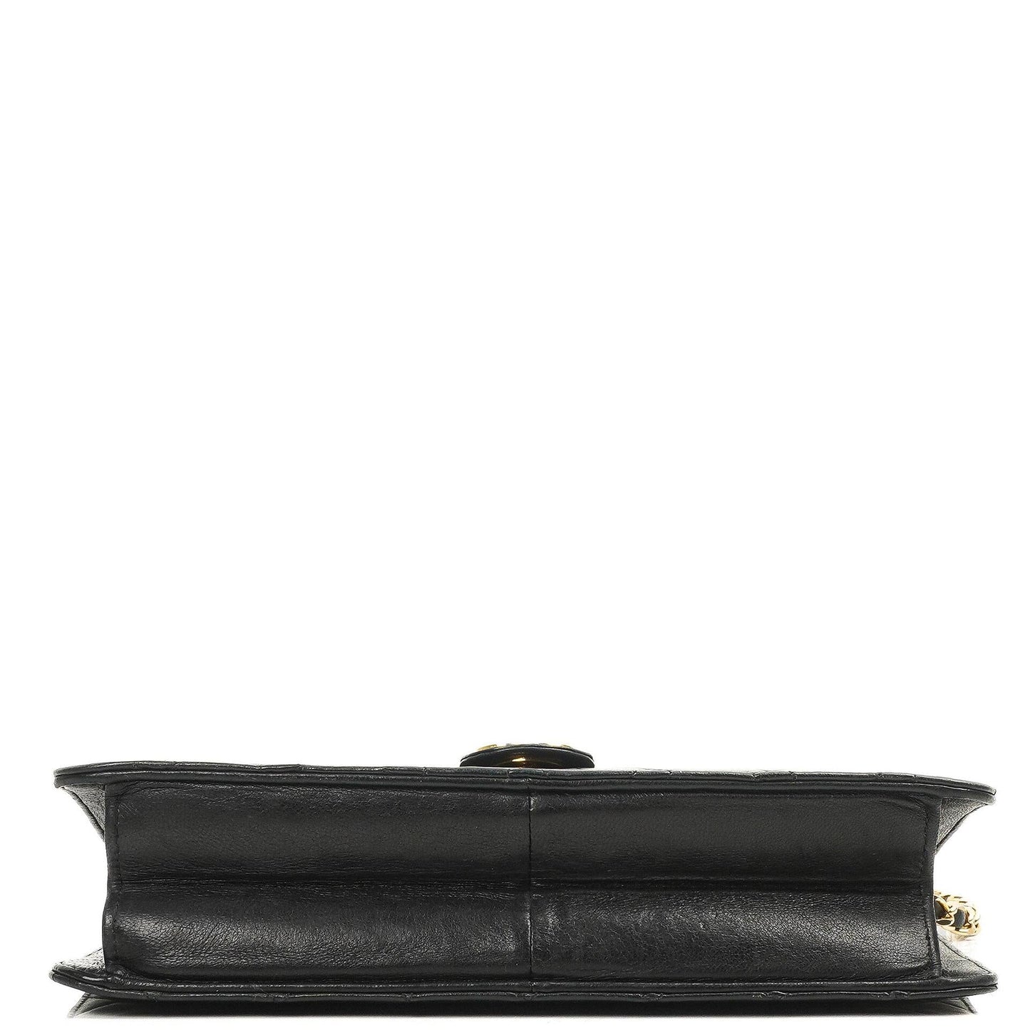 Chanel Medium Classic Single Flap Bag Dark Navy Quilted Lambskin Gold-Tone Hardware