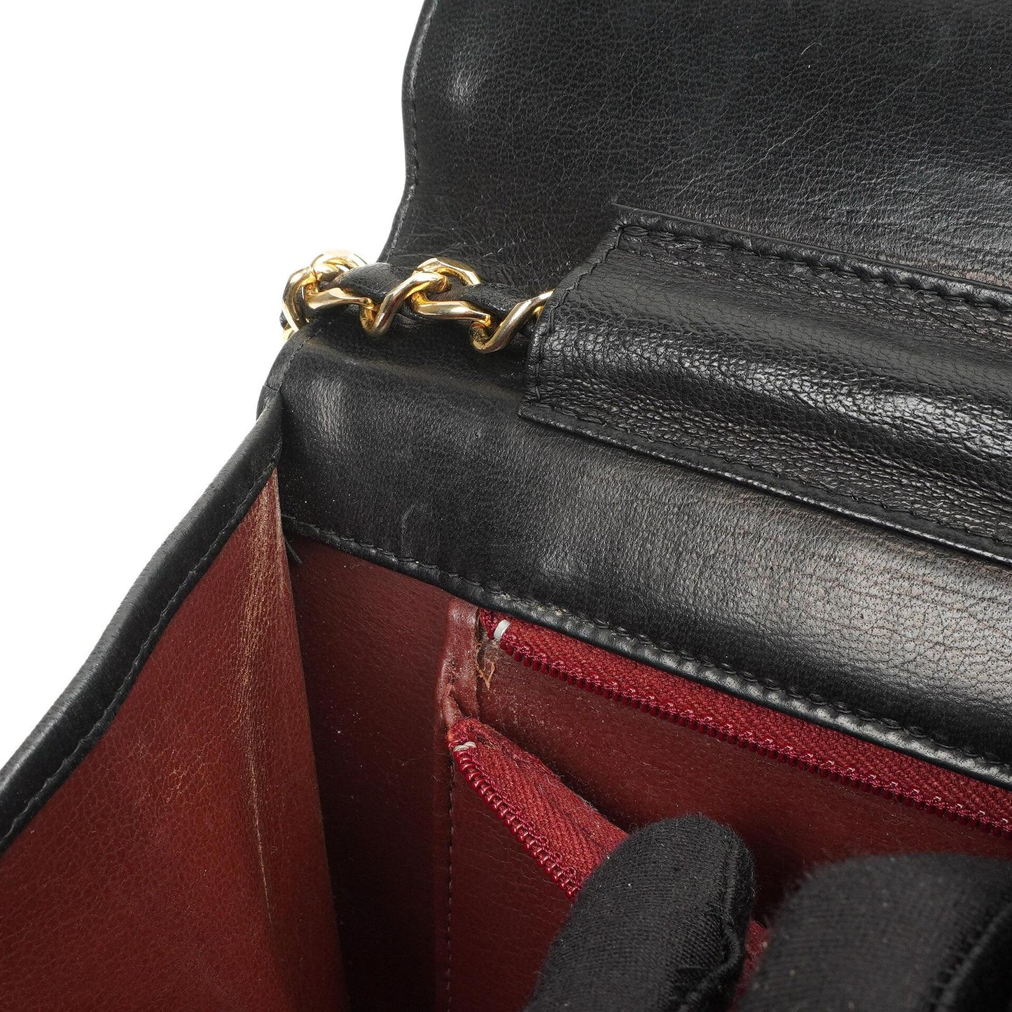 Chanel Medium Classic Single Flap Bag Dark Navy Quilted Lambskin Gold-Tone Hardware