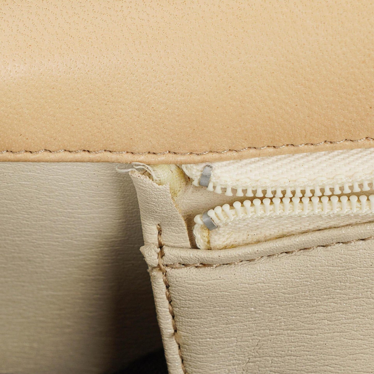 Chanel Medium Classic Single Flap Bag In Beige Quilted Lambskin With 24K Gold-Plated Hardware