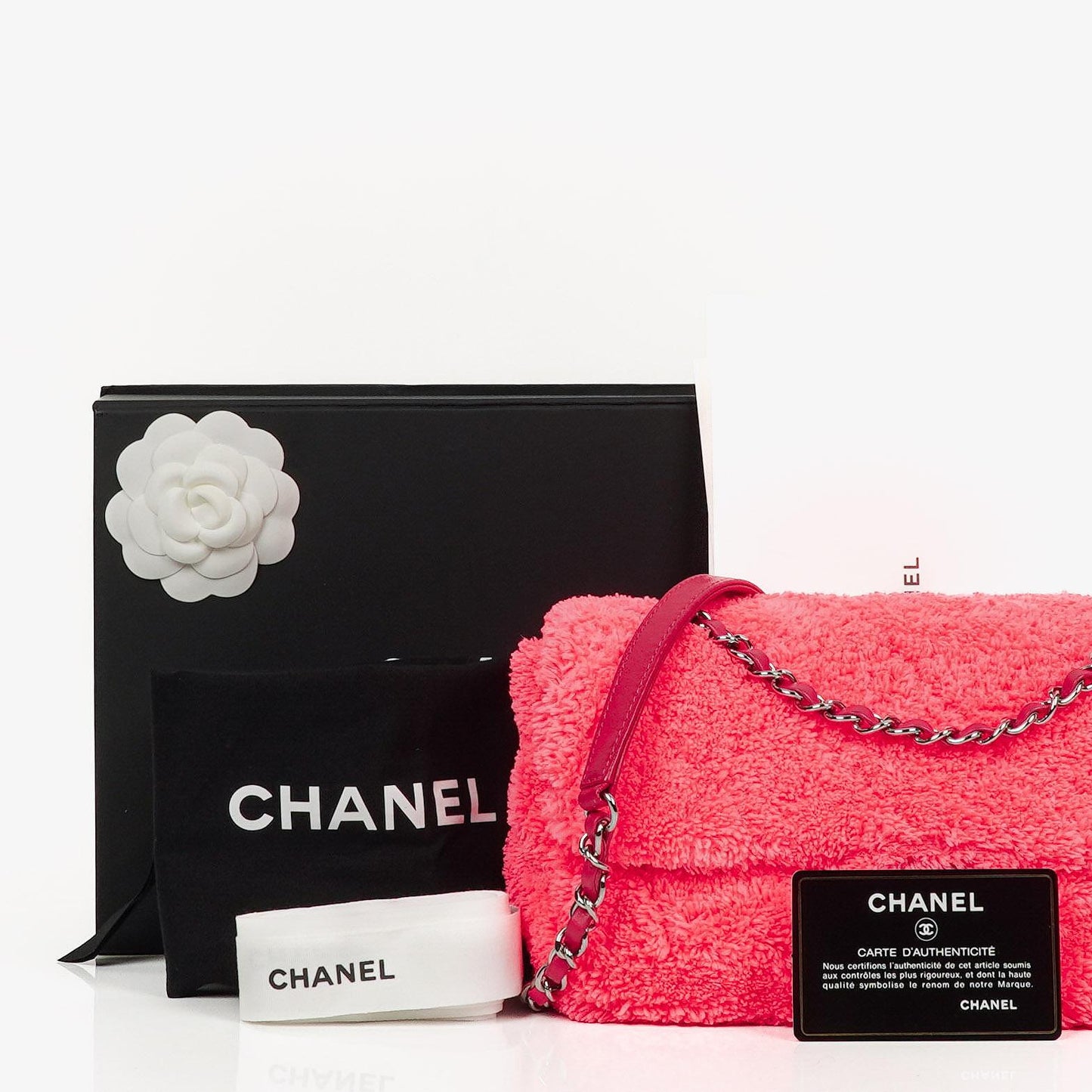 Chanel Medium Quilted Terry Cloth Coco Beach Flap Bag
