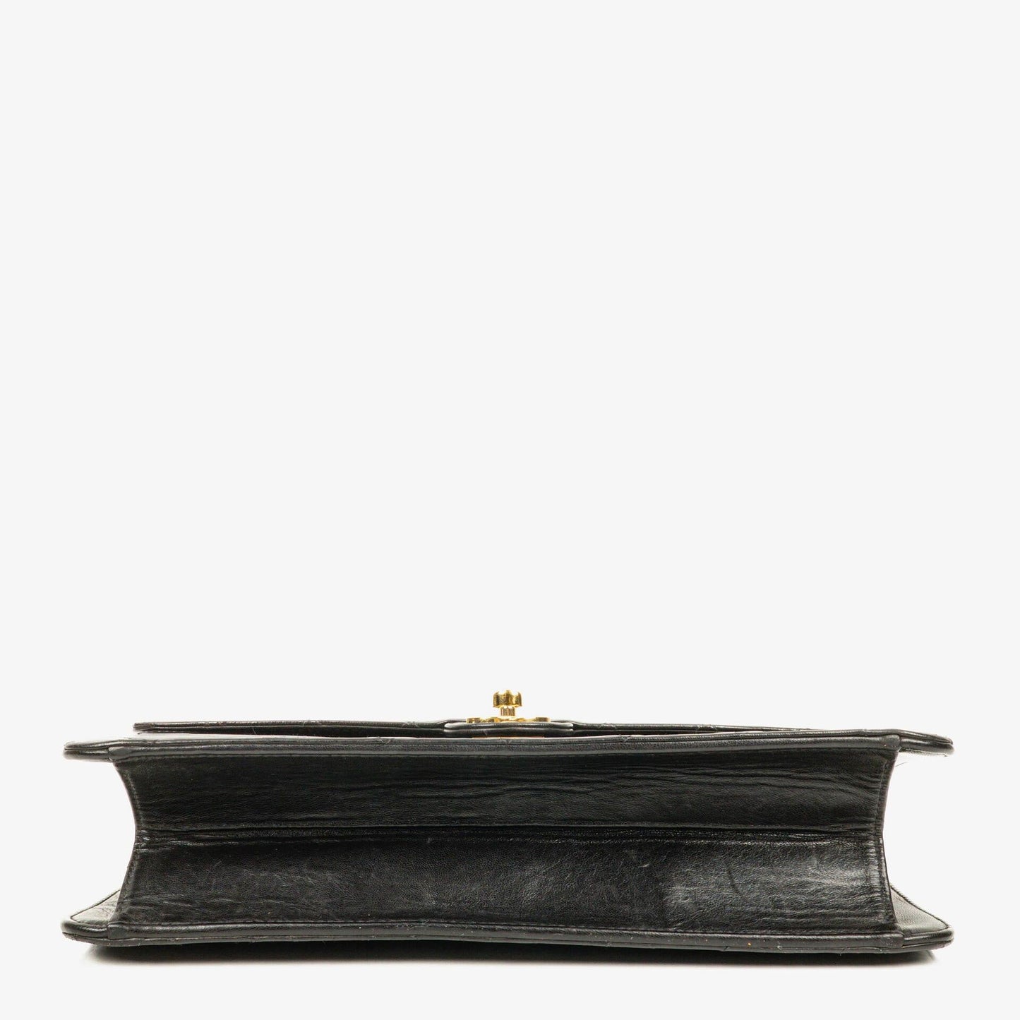 Chanel Medium Single Flap Bag Black Quilted Lambskin With Gold-Tone Hardware