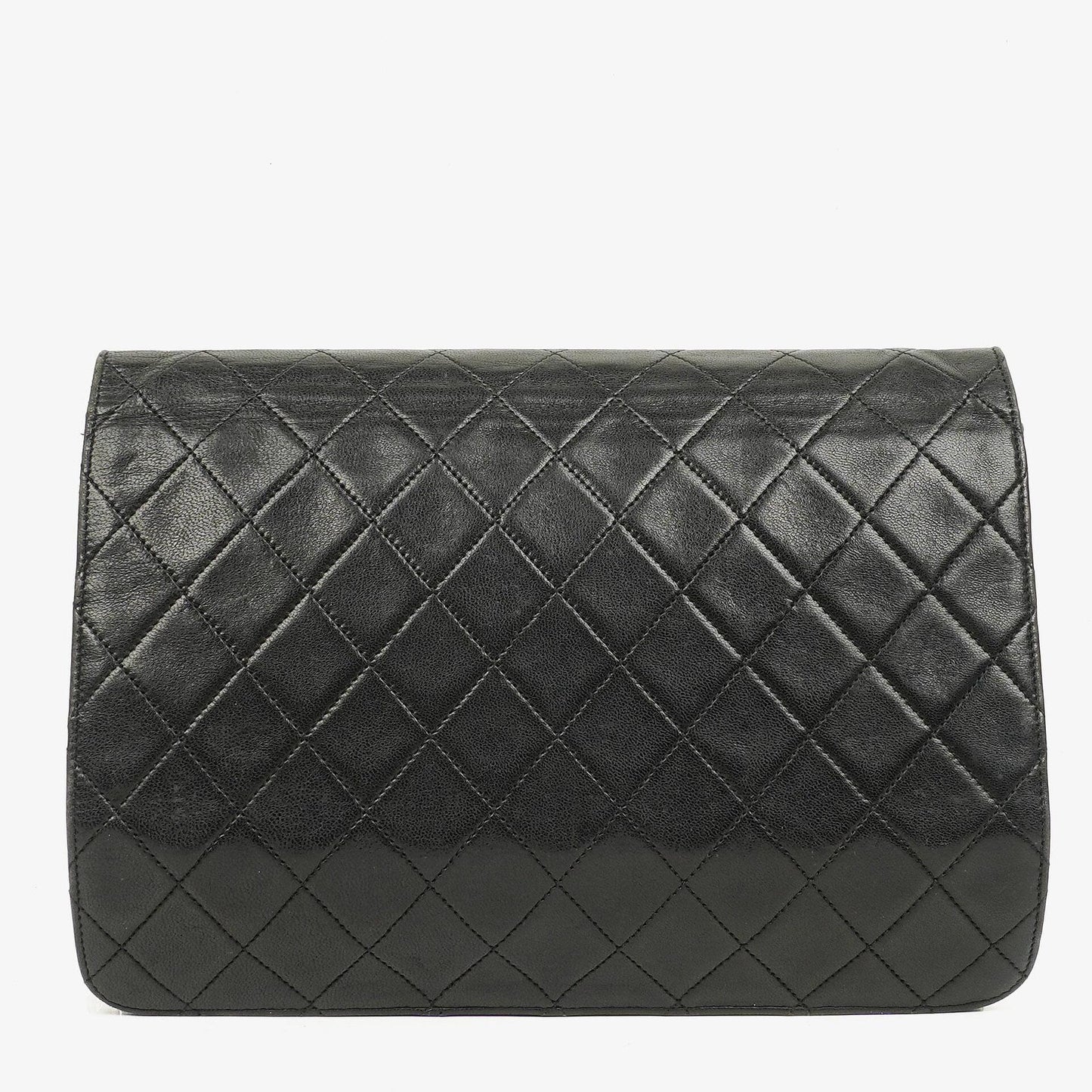 Chanel Meduim Classic Single Flap Bag Black Quilted Lambskin With 24K Gold-Plated Hardware