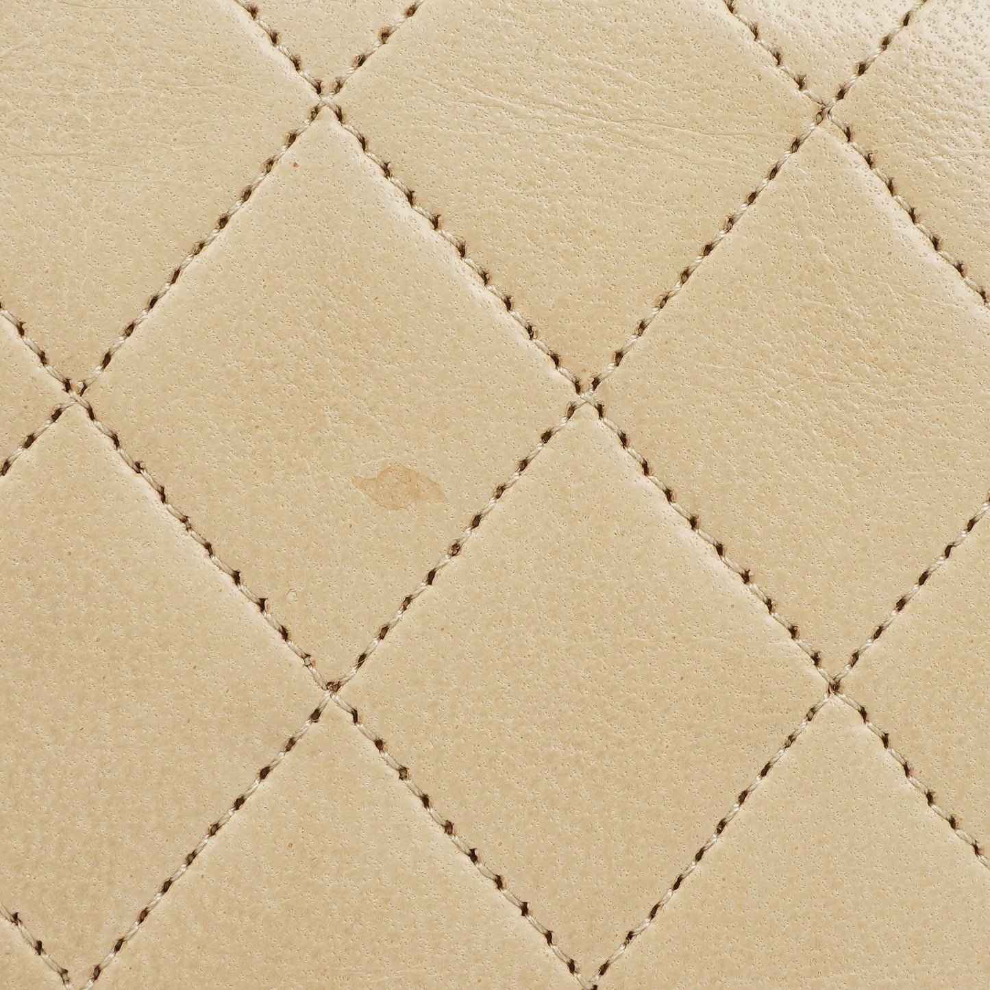 Chanel Mini Classic Beige Quilted Lambskin Full Flap Wallet On Chain WOC With 24K Gold-Plated Hardware