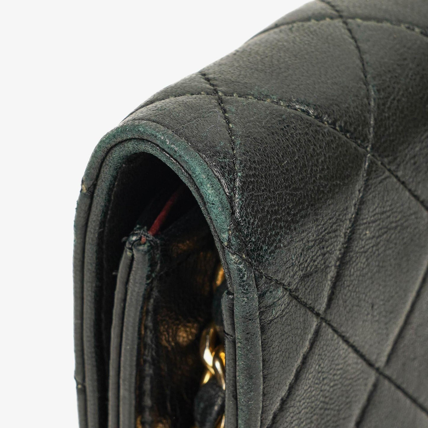 Chanel Mini Classic Black Quilted Lambskin Full Flap Wallet On Chain WOC With 24K Gold-Plated Hardware