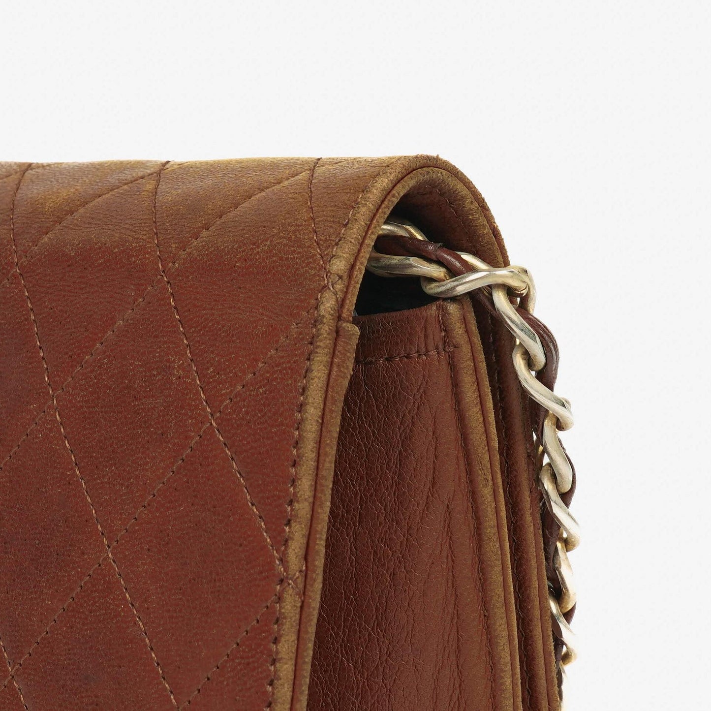 Chanel Mini Classic Quilted Lambskin Full Flap Wallet On Chain WOC With 24K Gold-Plated Hardware