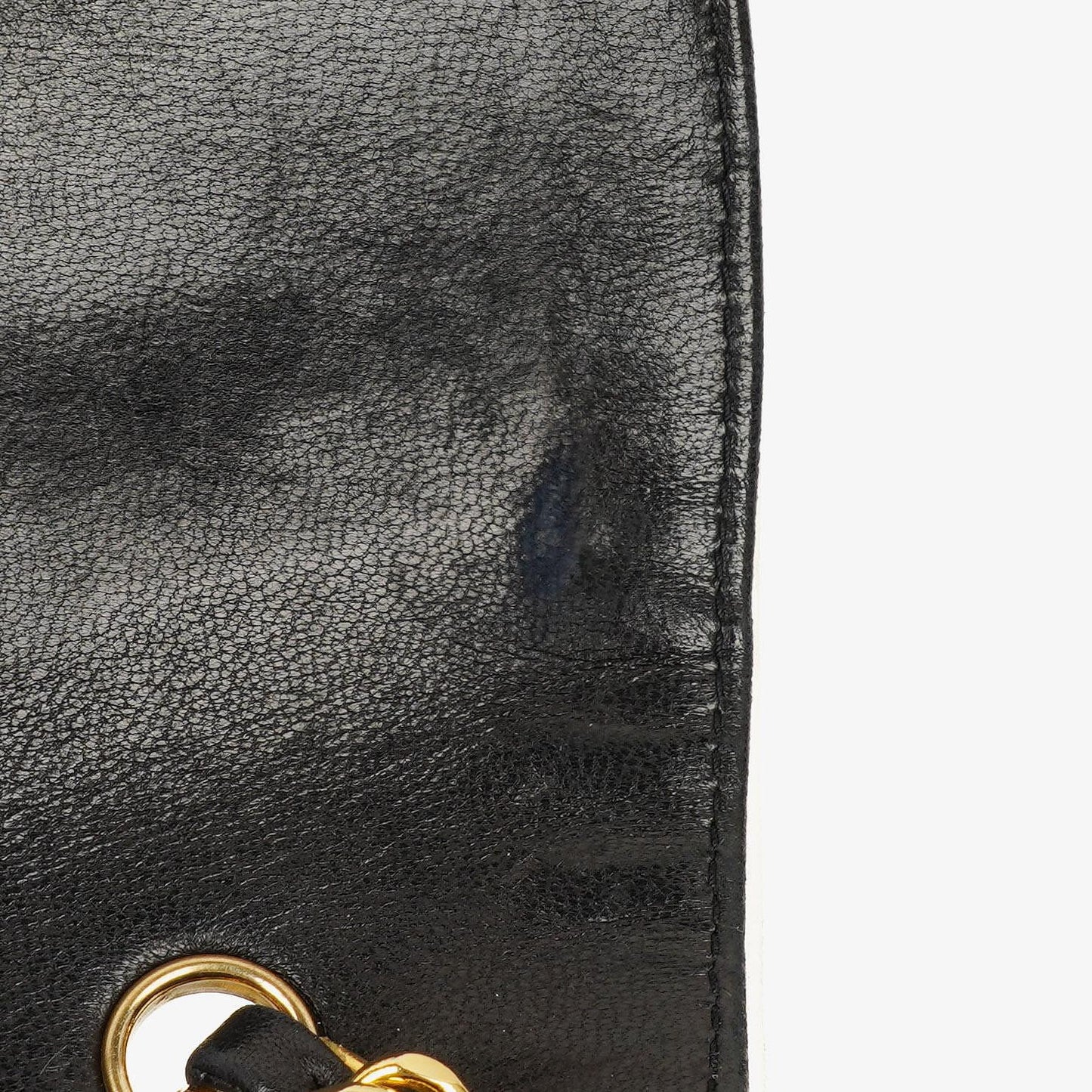 Chanel Mini Diana Flap Bag Black And White Quilted Lambskin 24K Gold-Plated Hardware