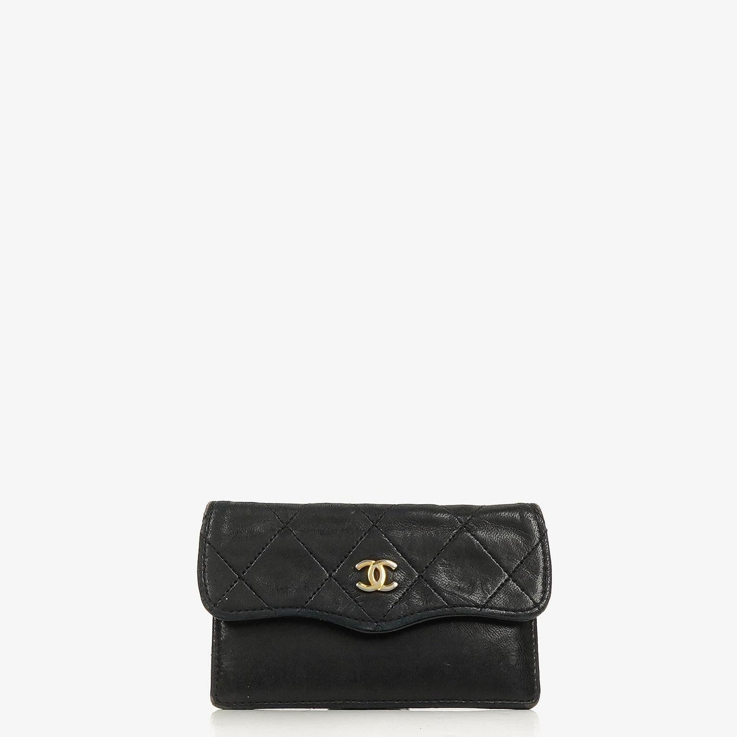 Chanel Mini Diana Flap Bag Black And White Quilted Lambskin 24K Gold-Plated Hardware