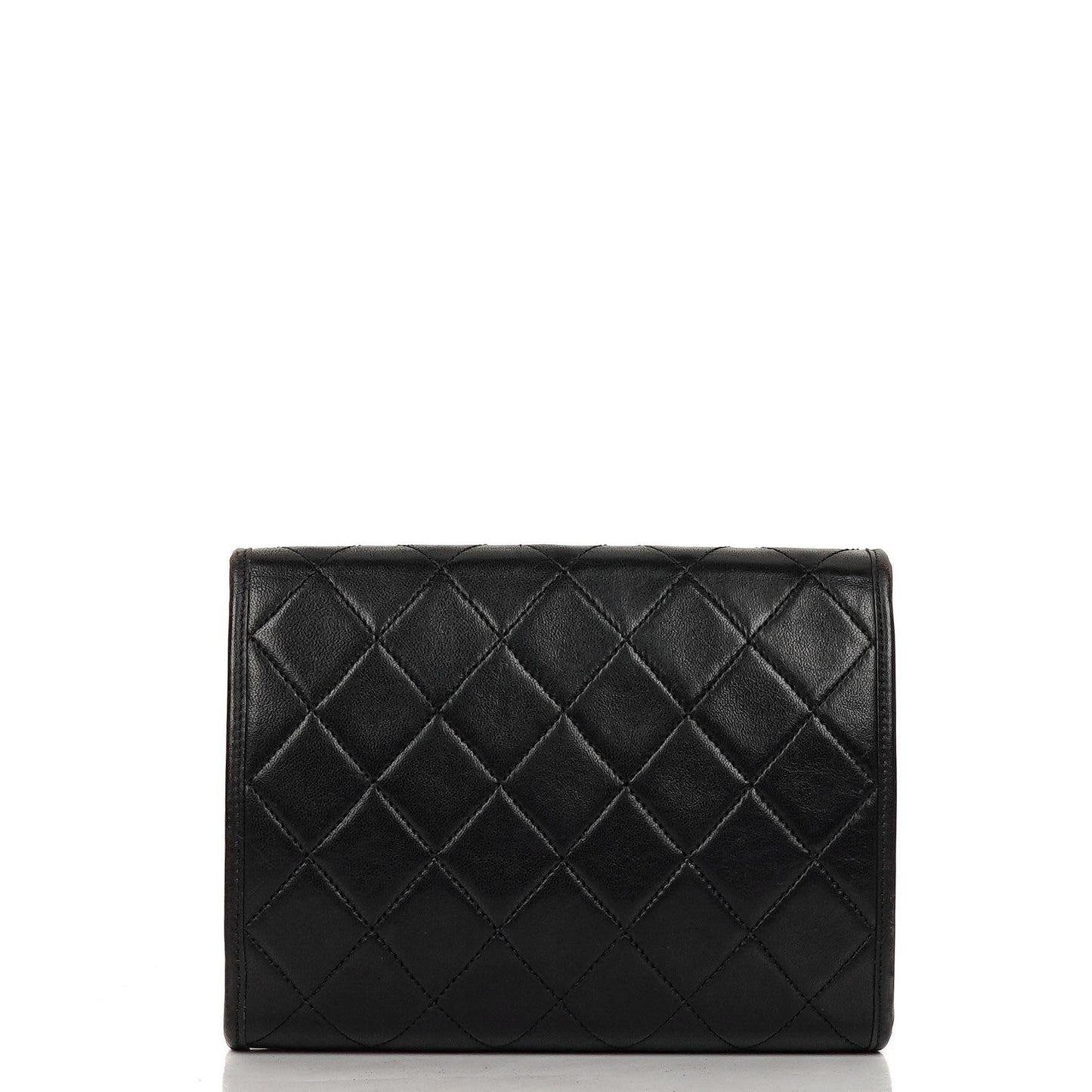 Chanel Mini Flap Bag Black Quilted Lambskin With 24K Gold-Plated Hardware