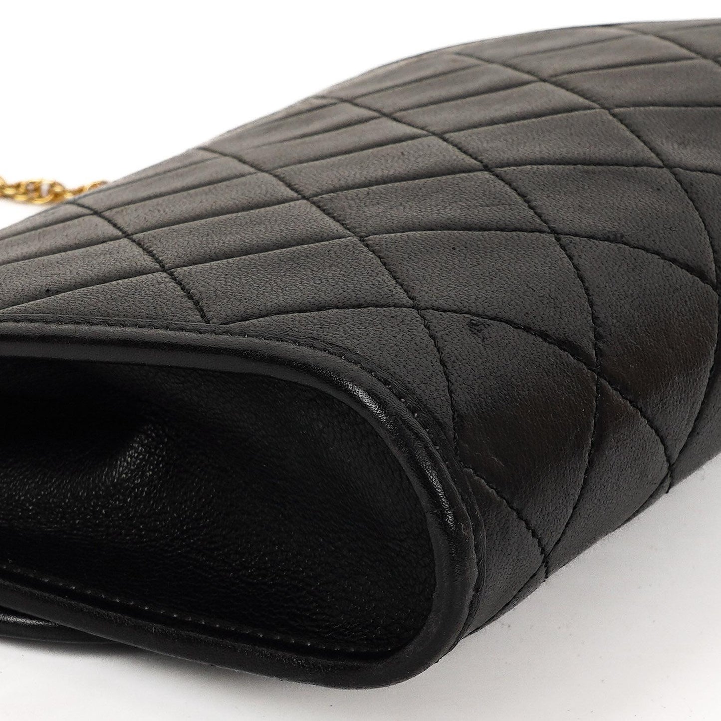 Chanel Mini Flap Bag Black Quilted Lambskin With 24K Gold-Plated Hardware