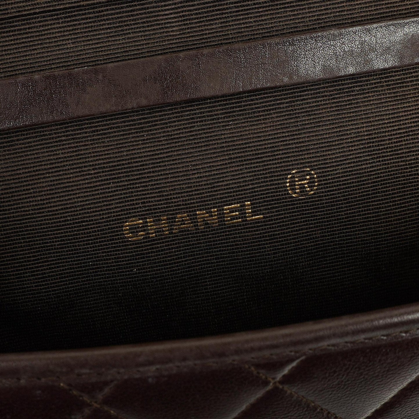 Chanel Mini Flap Bag Brown Quilted Lambskin With 24K Gold-Plated Hardware