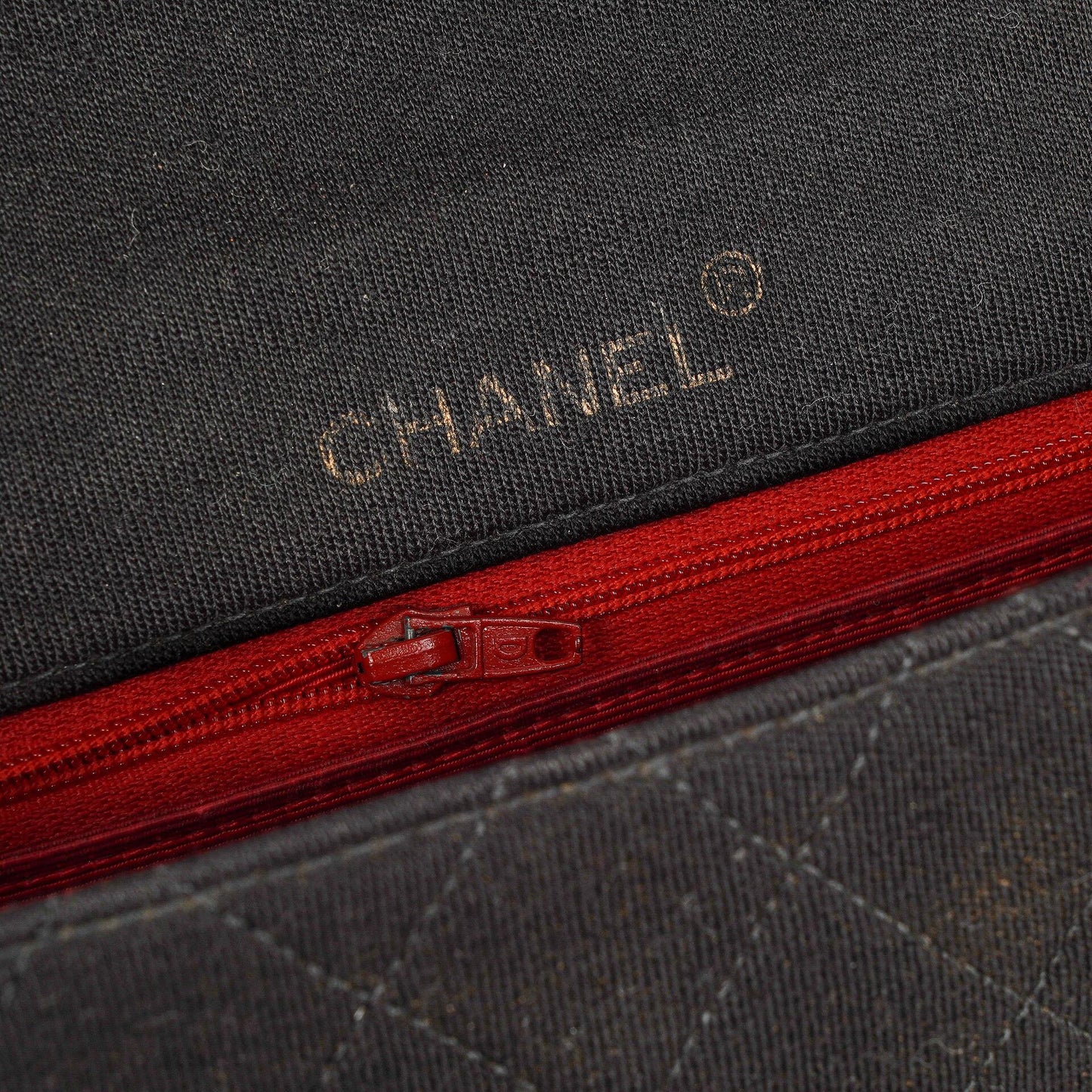 Chanel Mini Quilted Square Jersey Black Flap Bag With 24K Gold-Plated Hardware