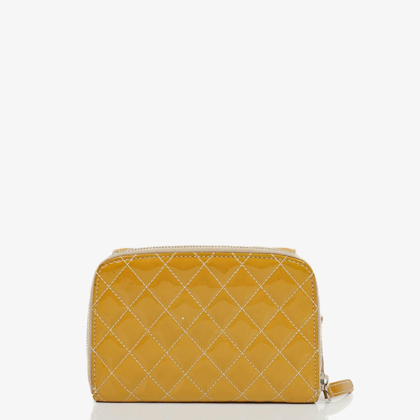 Chanel Mini Rectangular Double-Sided Flap Bag In Quilted Patent Leather