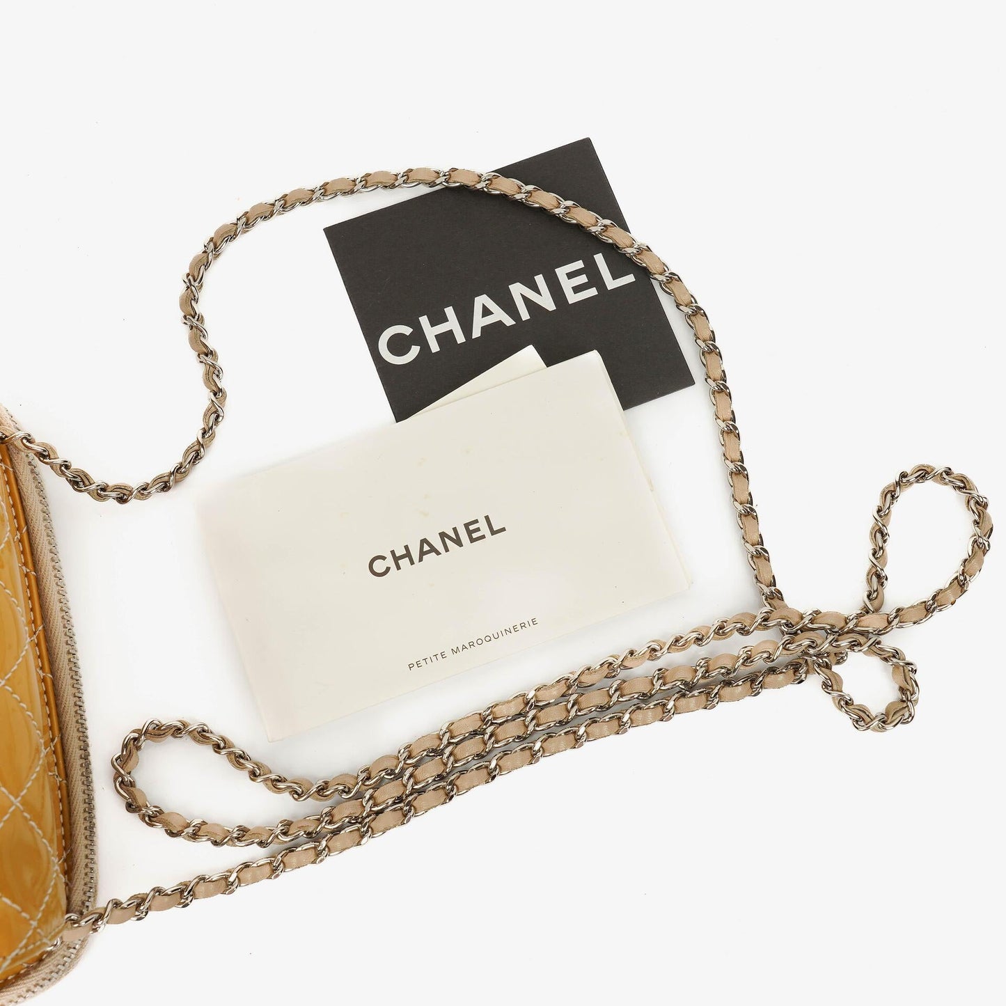 Chanel Mini Rectangular Double-Sided Flap Bag In Quilted Patent Leather