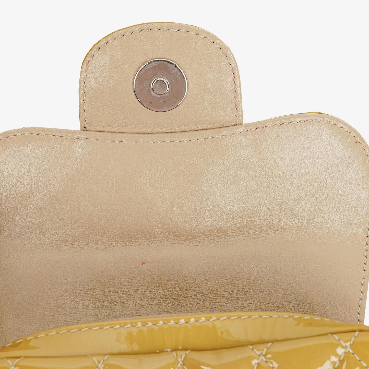 Chanel Mini Rectangular Double-Sided Flap Bag In Quilted Patent Leather