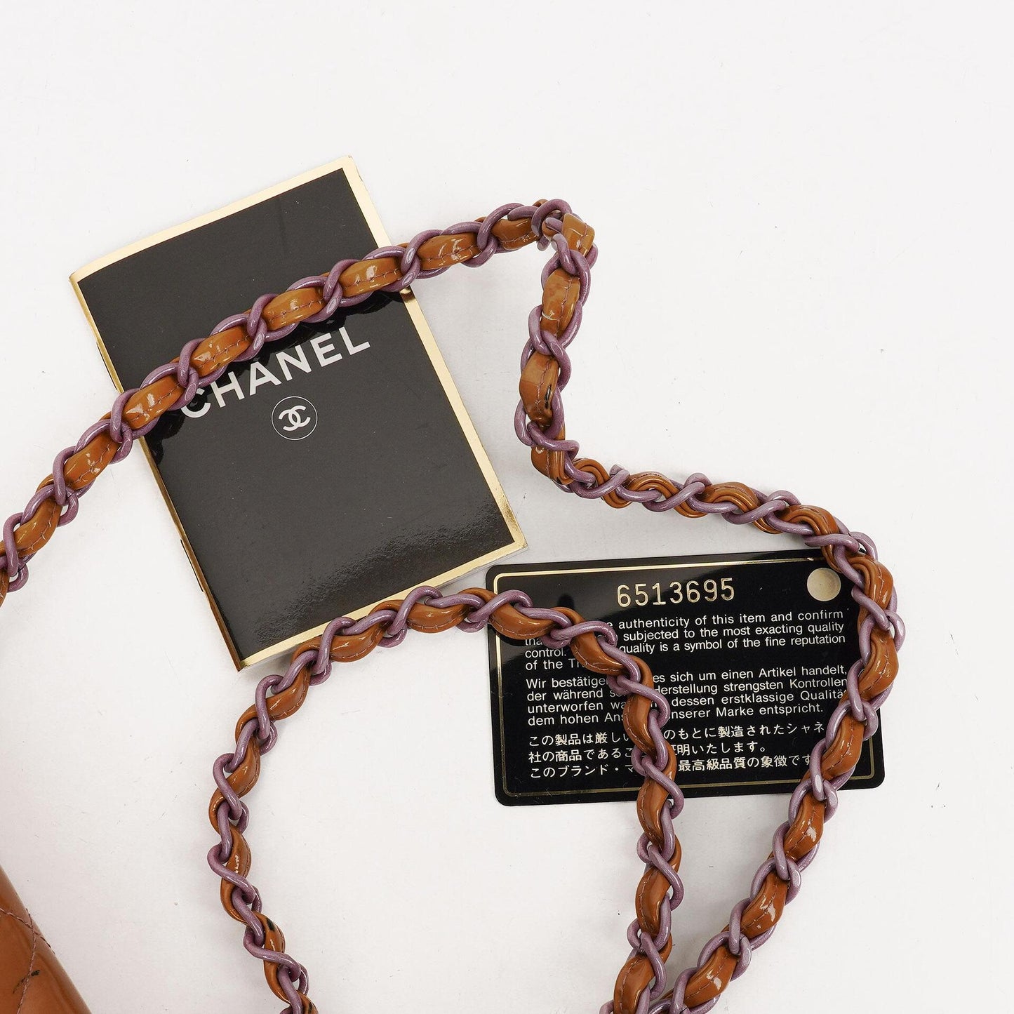 Chanel Mini Rectangular Flap Bag In Quilted Patent Leather