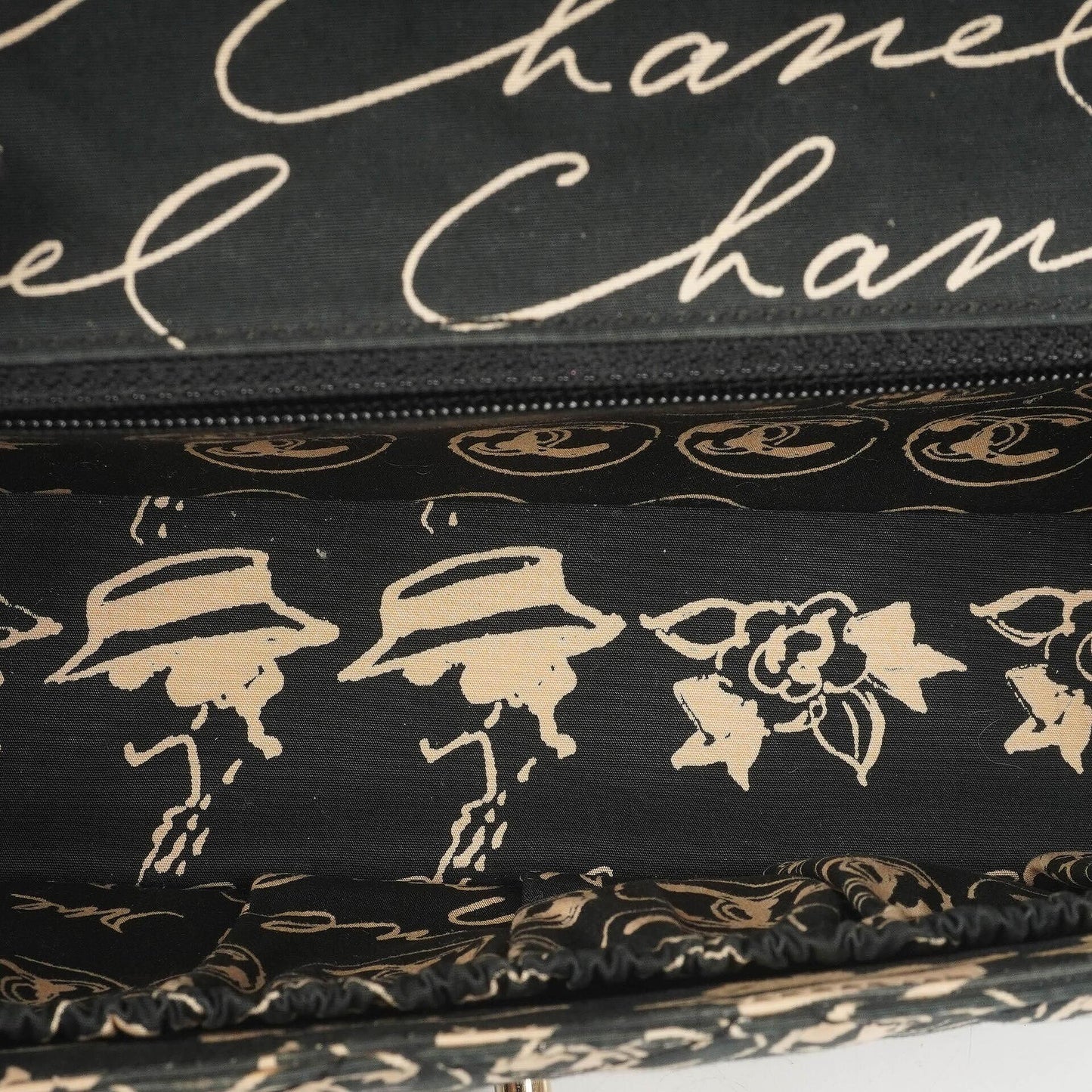 Chanel Mini Rectangular Printed Cambon Single Flap Bag With 24K Gold Plated Hardware