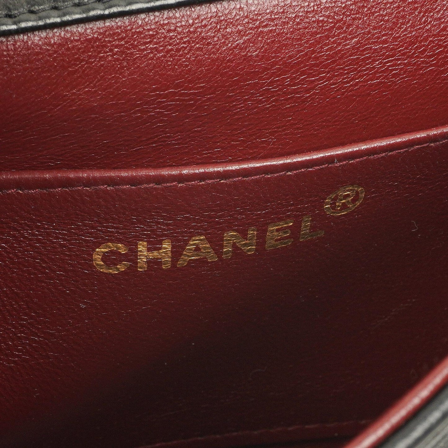 Chanel Mini Square Flap Bag Chevron Quilted Lambskin 24K Gold-Plated Hardware